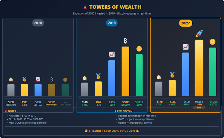 towers of wealth